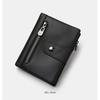 Real Leather Men's Wallet Large Capacity Head Layer Cow Pickup Bag Retro Coin Purse Multi Card Slot Short Vertical