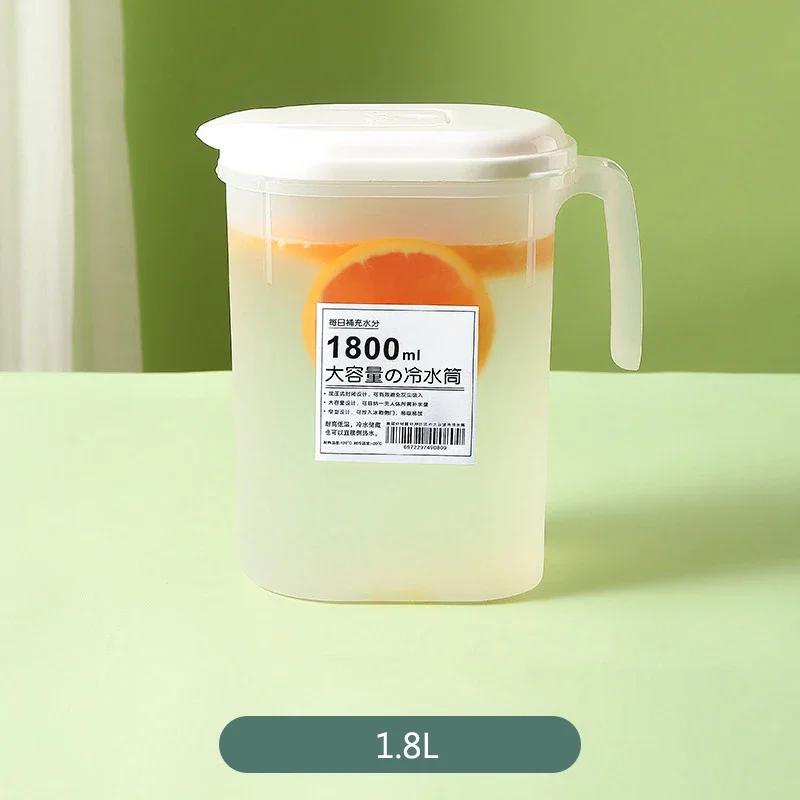 Large Capacity Cold Water Pitcher Cold Kettle Iced Beverage Dispenser Refrigerator  Cold Juice Lemonade Drinks Storage Tank