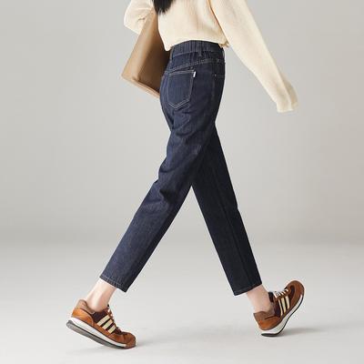 Cotton Casual Small Leg Pants for Women, 2026 Spring High Waisted Fashionable Commuting Cropped Jeans