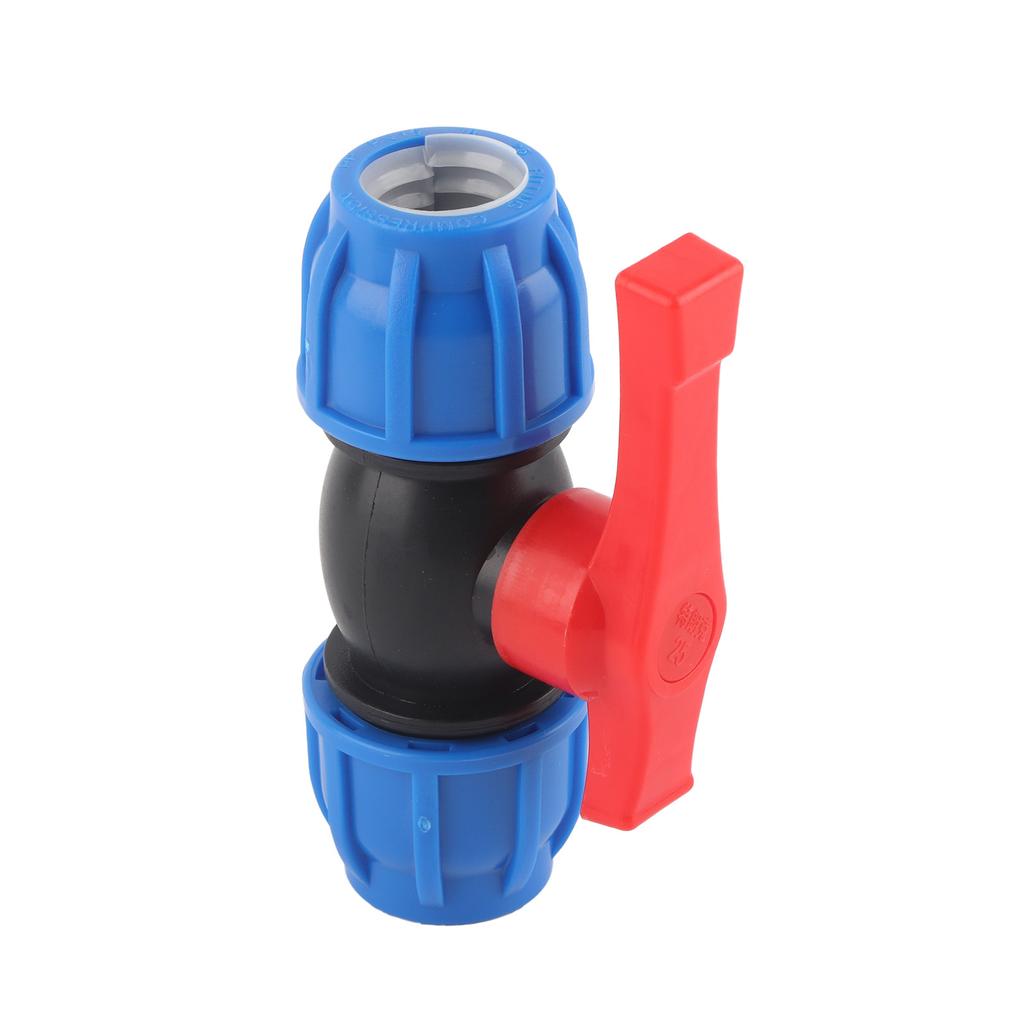 4 st PE Rak Kulventil Avstängningsventil Hem Trädgård Rörledningsbeslag Tillbehör 1 tum