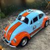 1:18 Beetle Alloy Classic Car Model Diecasts Metal Vehicles Car Model High Simulation Sound Light Collection Childrens Toys Gift