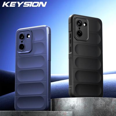 KEYSION Shockproof Matte Phone Case for OnePlus Nord CE5 Anti-skid Soft Silicone Phone Back Cover for One Plus 1+ Nord CE 5 5G