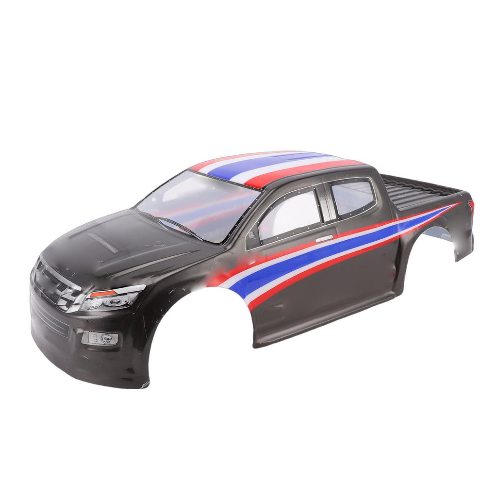 1 10 Scale RC Car Body Shell Accessory Spare Parts Remote Control Truck Body Shell for 26cm Wheelbase Coloured Flag