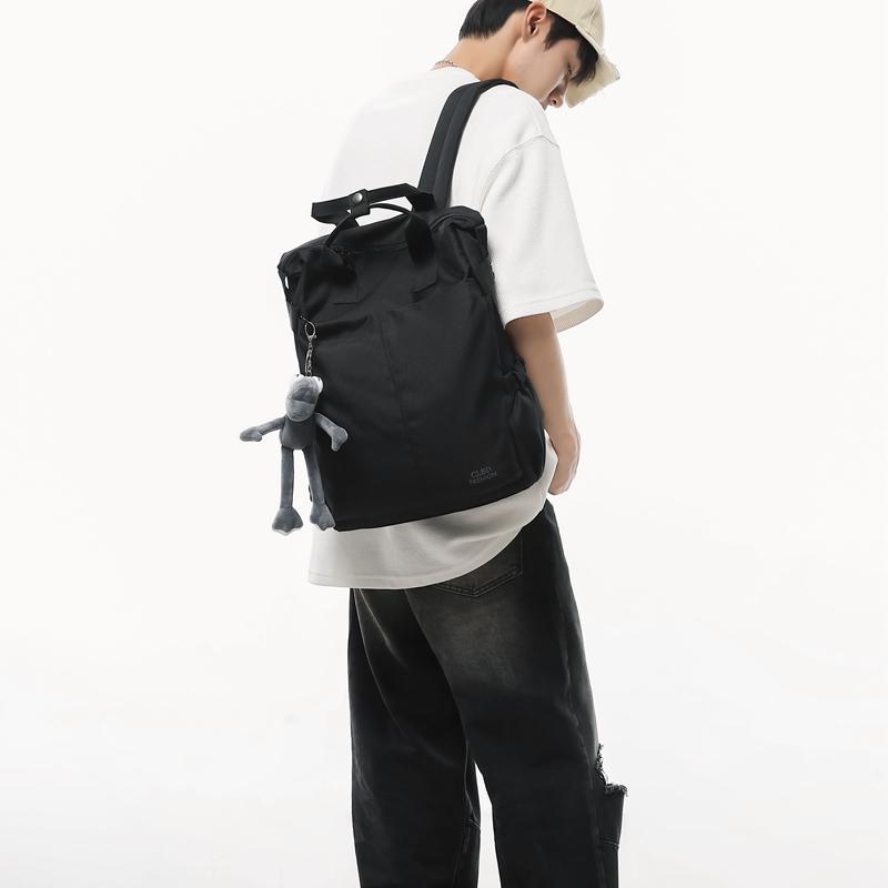 Large Capacity Backpack Male Middle School Student Schoolbag Female Travel Laptop Bag