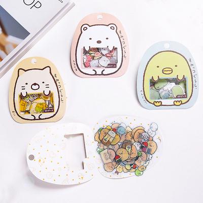 50 stk/pakk Tegneseriedyreklistremerker Scrapbooking Dagbok Dekorative klistremerker på telefonen Barn