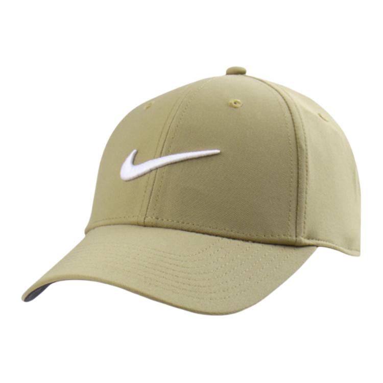 Nike Logo Design Recycled Polyester Cap Unisex Cap Khaki FB5625-247
