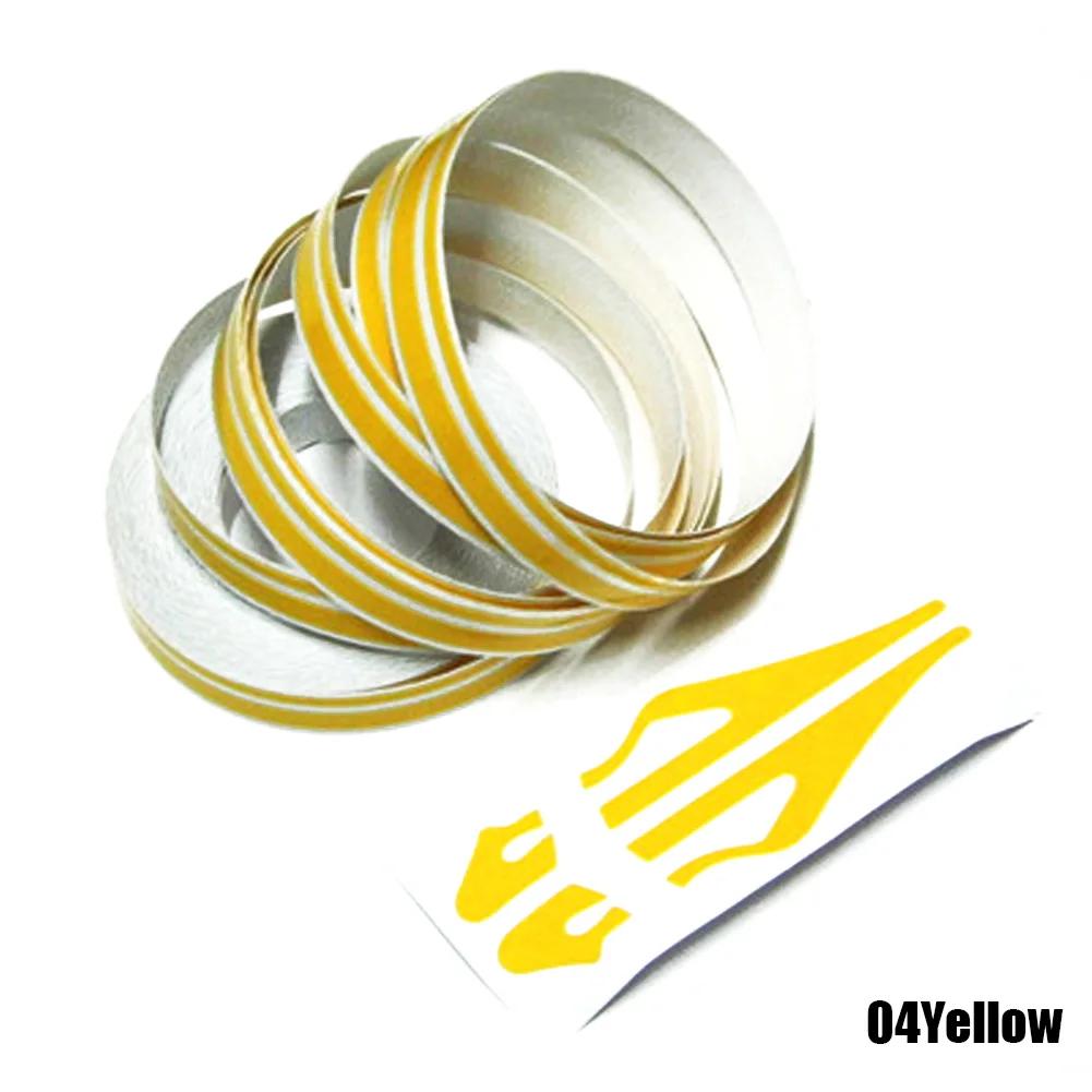 9.8m 1 Roll Striping Pin Stripe Steamline Double Line Tape Car Body Decal Vinyl Sticker Car Decoration Styling Tools Multicolor