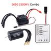 New Waterproof 3650 2300KV 3100KV 3900KV Brushless Motor 60A ESC for Tamiya Traxxas Slash Bandit Redcat 1/10 RC Car Truck Parts