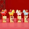 Guochao Year of the Horse Desktop Ornament: Zodiac Horse Office Mascot & Creative New Year Gift