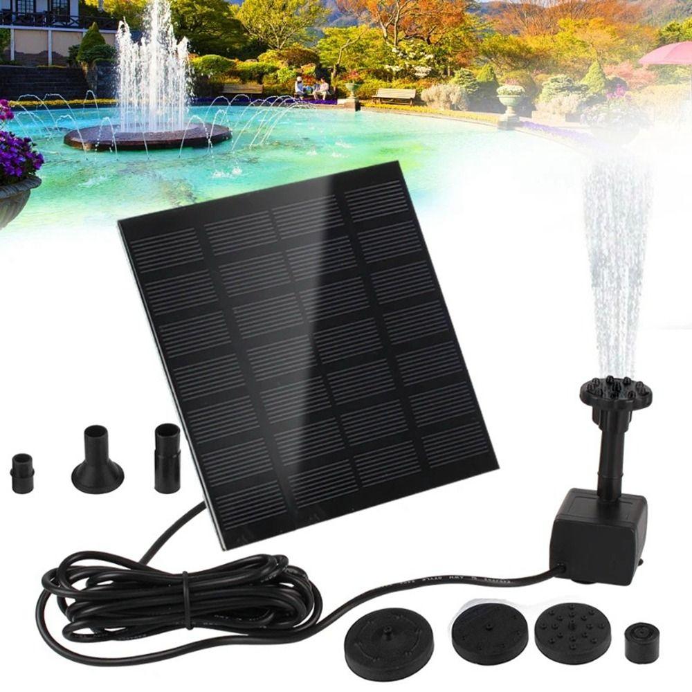 DC Brushless Solar Panel Water Pump Mini Solar Water Fountain Solar Fountain Pump  Fish Tank