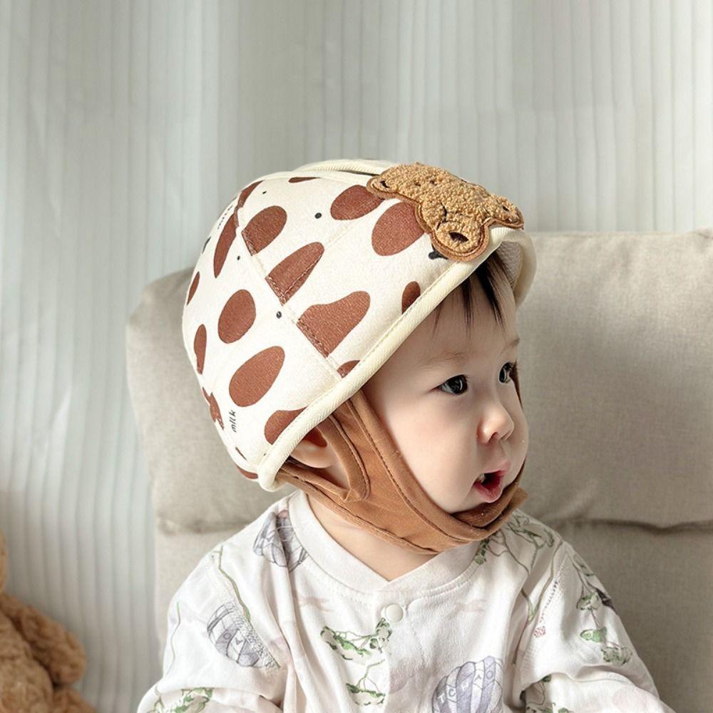 Adjustable Toddler Head Protection Hat Cartoon Baby Safety Headgears  Learn To Walk