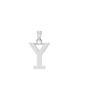 Umcho 925 Sterling Silver Capital Initial Y Letter Pendant Necklace Jewelry For Women