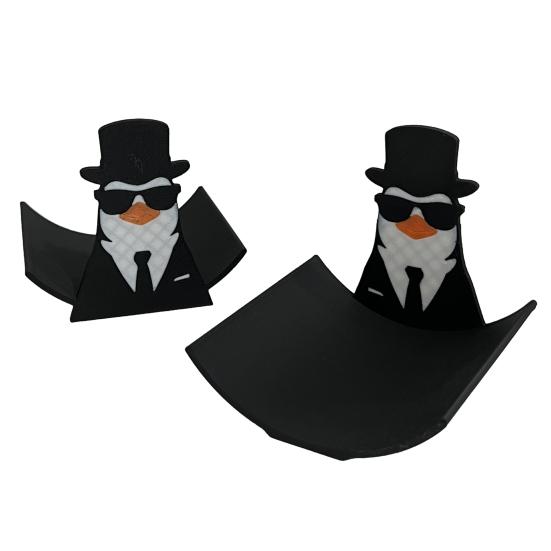 Penguin Toilet Roll Holder Funny Penguin Gentleman Toilet Paper Holder 3D Printed Freestanding Paper Towel Holder for Bathroom Kitchen Decor