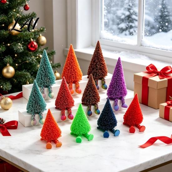 Customizable Poseable Flexible Movable Tree Figure, Figures Christmas Joints 3D Printed Unique Creative Gifts