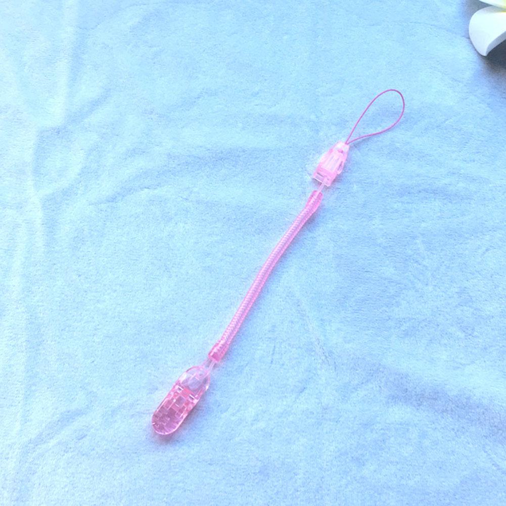 Infant Baby Dummy Pacifier Teether Soother Spring Nipple Clip Chain Strap Holder for Toddler Kids