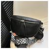 2026Casual Solid Color Commuter Bag Simple Western Style Street Style Fashi Crossbody Chest Bag Travel Waist Bag Two-piece Set
