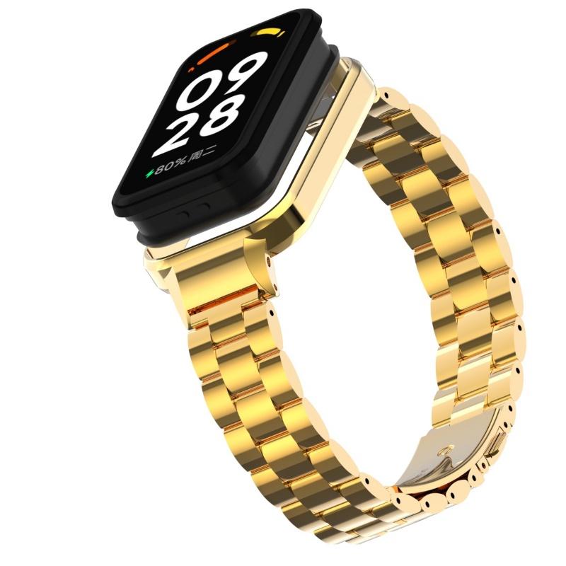 Metal Wristband For Redmi Band 2 Stainless Steel Strap with Case Watchband For Redmi Smart Band 2 Replacement Correa Bracelet