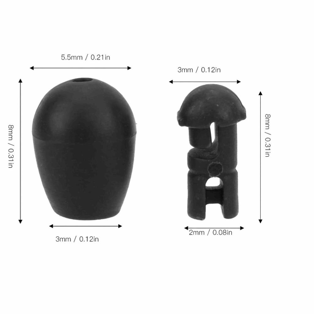 50PCS Quick Change Carp Match Stopper Lightweight Fishing Line Connector Beads  Fishing Accessories