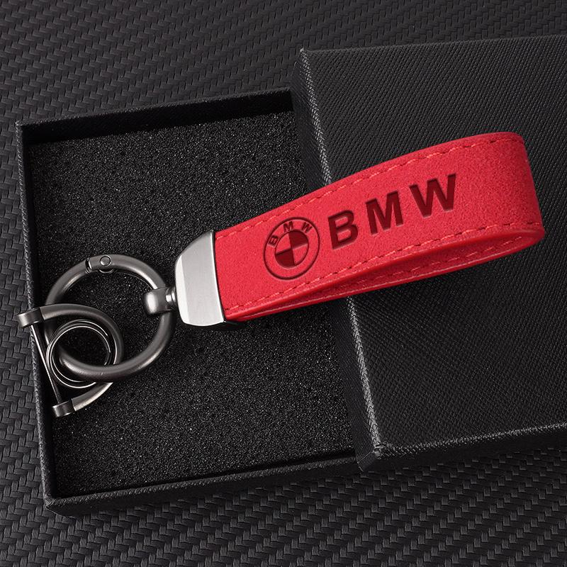 M Sport Suede Leather Car Emblem Key Chain Accessories for Bmw M Performance G30 G32 3 4 5 7 M3 M4 M5 X1 X3 X5 X6 X4 E61 E60 jvzp41