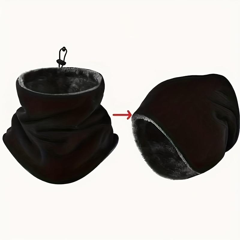 1pc Men's Heavy-Duty Thermal Balaclava Face Mask - Windproof Fleece Lining & Breathable Neck Gaiter for Skiing, Cycling, Motor