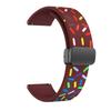 Magnetic folding buckle Sports Band For Amazfit Cheetah Pro / Round Skin-Friendly Soft Silicone Strap For  Amazfit GTR GTS Bip