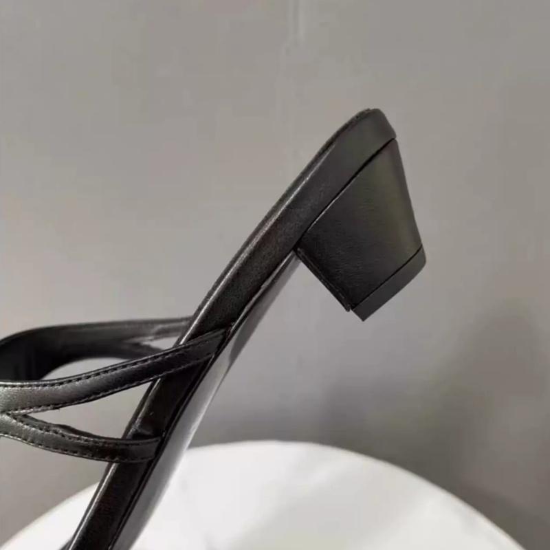 Simple Style Women High Heels Sandals Summer New Gladiator Clip Toe Slippers 2025 Trend Comfy Women Flip Flops Shoes