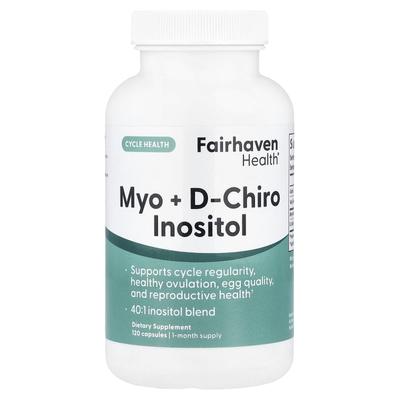 Fairhaven Health, Myo + d-Cairo Inositol, 120 Capsules