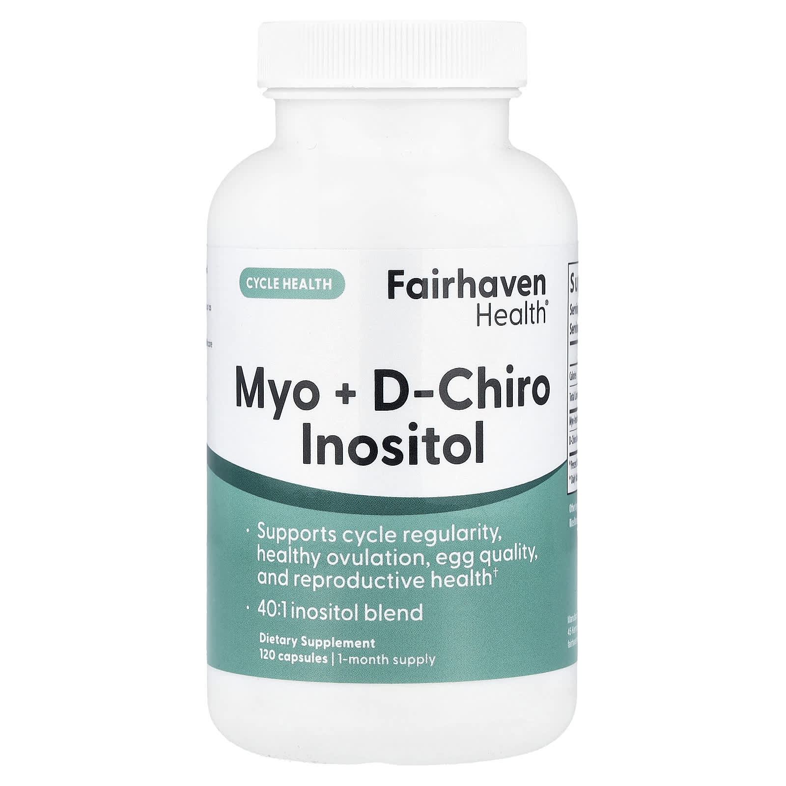 

Mio + D-Chiro-Inositol, 120 Capsules