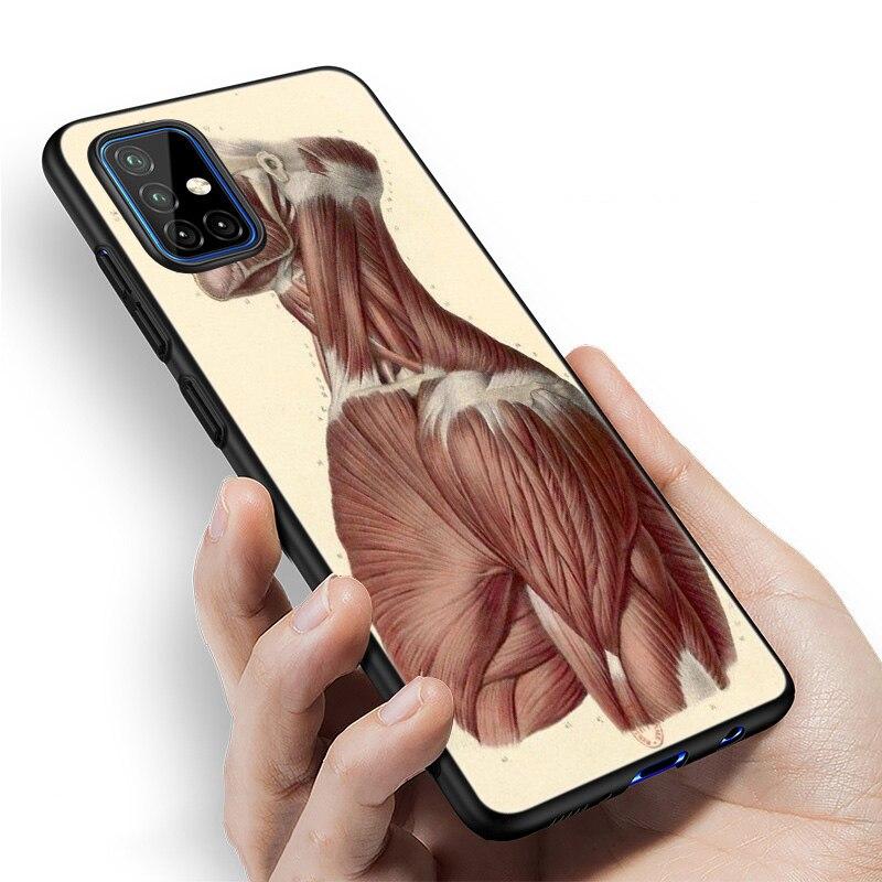Medical Human Organs Brain Meridian Kidney High Case For Samsung Galaxy A12 A02S A22 A32 A52 A72 A71 A51 A41 A31 A21 A11 A50 A70