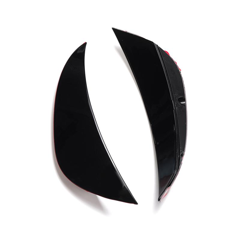 2Pcs Car Front Bumper Fog Lamp Wind Knife Modified Decorative Stickers For Mercedes-Benz C-Class W205 2015-2018 Models