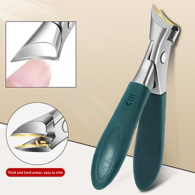 Tagliaunghie ad Angolo Obliquo a Mascella Larga Tagliaunghie per Unghie dei Piedi Pinze Diagonali Strumenti per Manicure Speciale Domestico Antischizzo Tagliaunghie