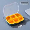 Portable Pill Box: Large Capacity, Sealed, Mini Dispenser with Cutter for Weekly Tablets