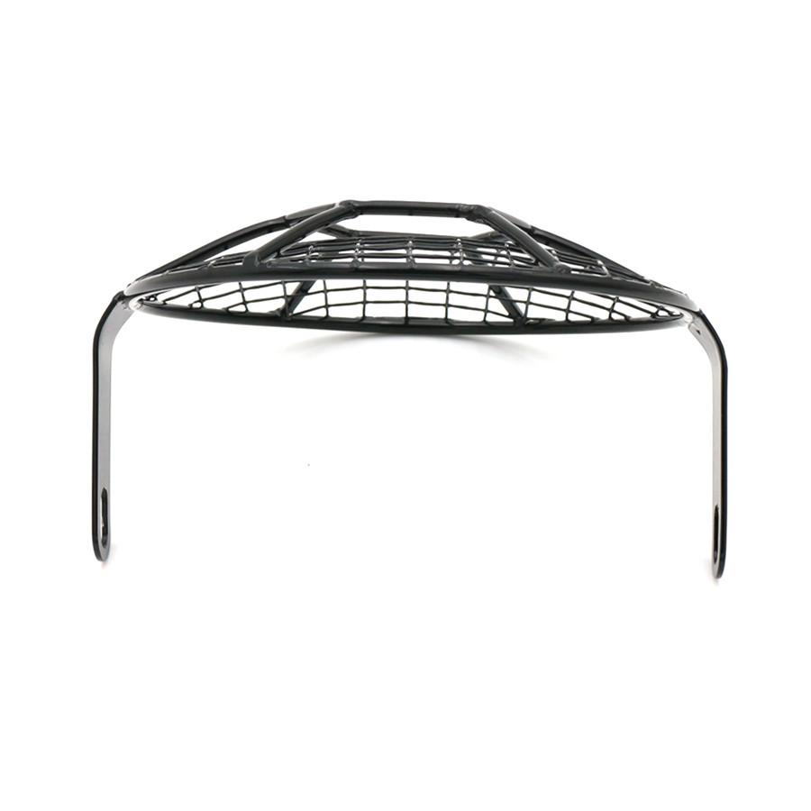 Universal 1PC 6.3" Metal Retro Motorcycle Headlight Lamp Spherical Mesh Grille Cover Mask For Honda Cafe Racer Motor Parts