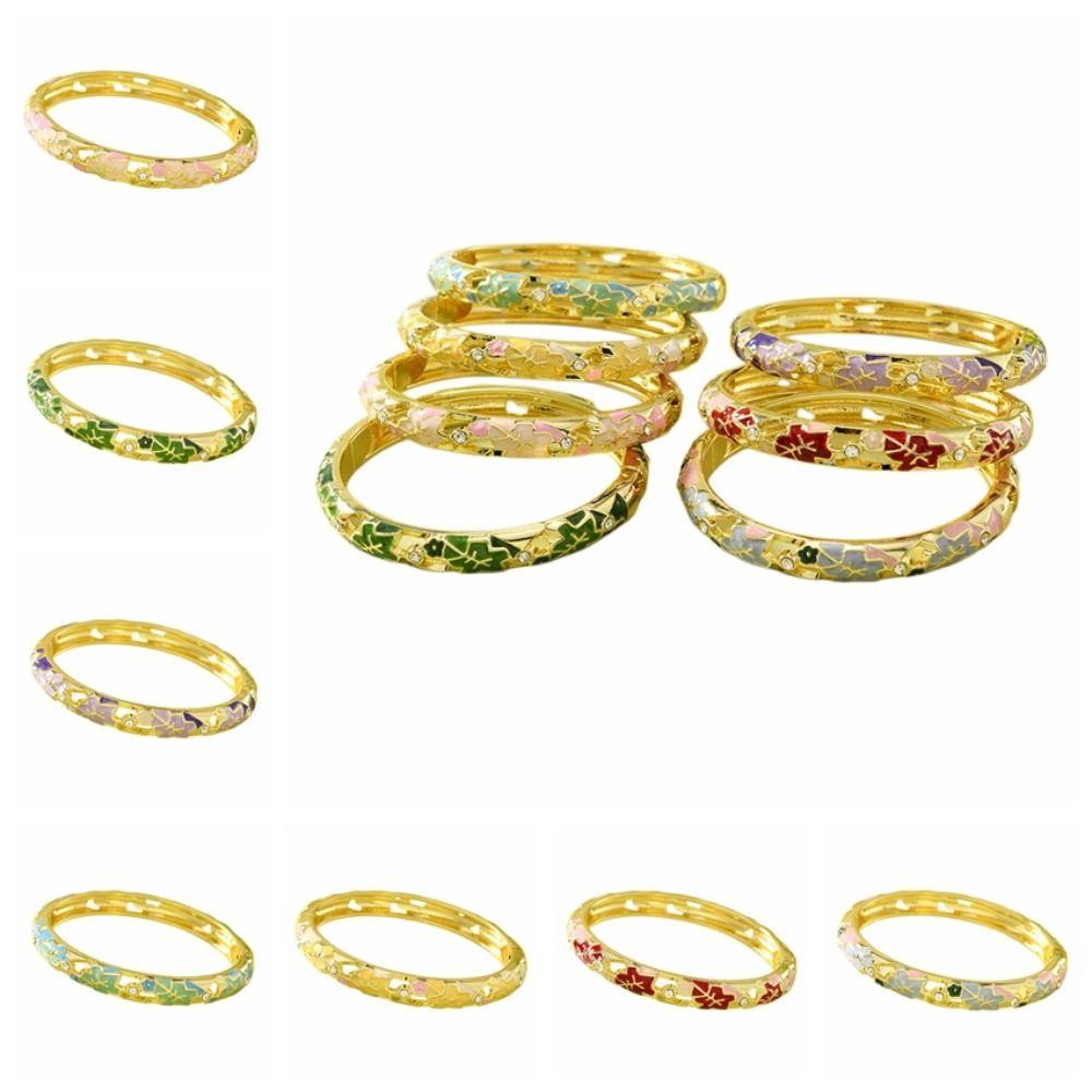 Traditional Vintage Cloisonne Bangle Enamel Women's Hand Bracelet  Jewelry Gifts