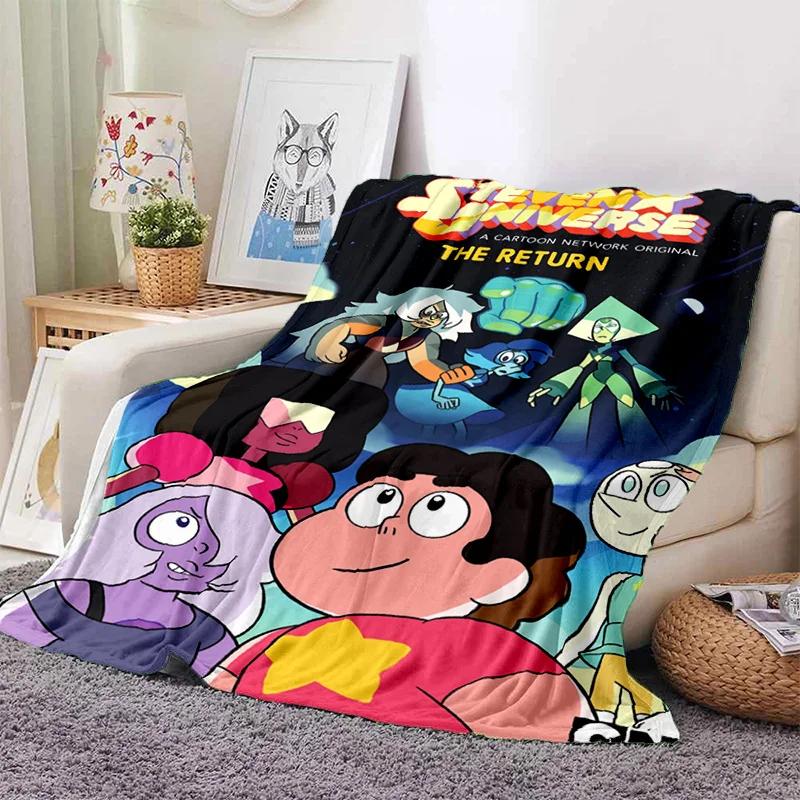 Soft Warm Anime Curly Hair Steven Universe Living Room Sofa Cover Carpet for Beds Decoration and Picnic Blanket for Kids