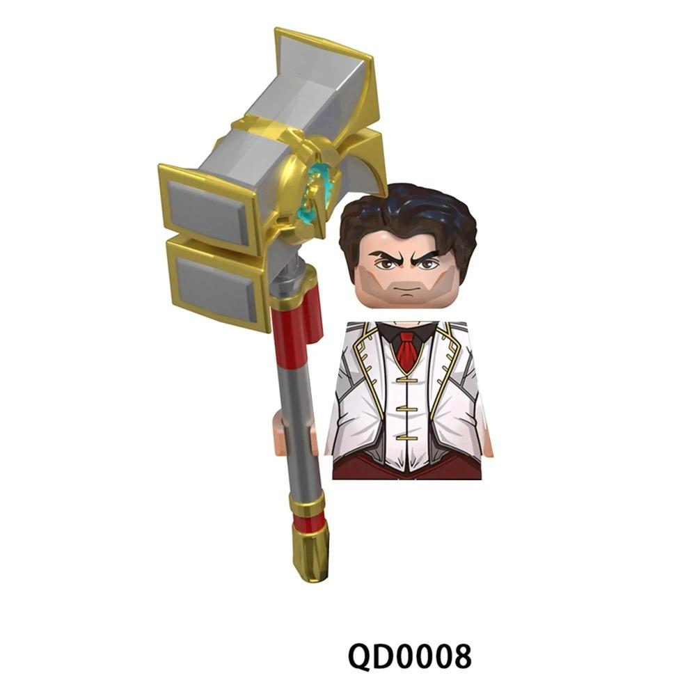 LoL Building Blocks Hot Game Cosplay Arcane Figures Jinx Vi Jayce Caitlyn Victor MEL Bricks Toys For Boys