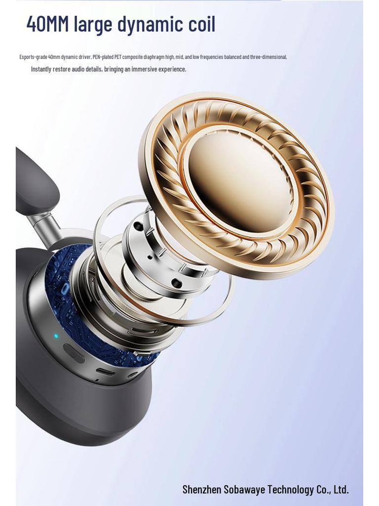 2026 Best-Selling Dual-Feed Noise-Cancelling Over-Ear Bluetooth Headphones for Apple & Huawei - Super Long Battery Life