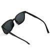 [meSmart] AROSA Sunglasses for Men and Women, Wellington Style, Black Rim, Large Size, Suitable for Driving, Lightweight, UV400 UV Protection,