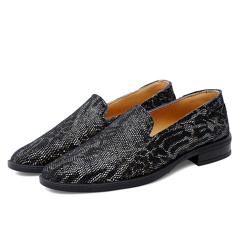 

Модные формальные заостренные кожаные повседневные мужские туфли Кожаные мужские повседневные туфли Модные мужские туфли без застежек Уличная универсальная обувь для ходьбы 48 чёрный