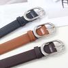 Imitation Leather Women Belt Adjustable Length Pin Buckle Waistband Dress Shirt Tops Belt Fashion Accessories
