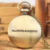 Fullmetal Alchemist Steampunk Anime Silver Necklace Clock Retro Vintage Pocket Watch with Quartz Movement for Cosplay Gifts