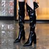 Fashion American Style Pointed Toe Plus Big Size Thigh High Boots for Women 2025 New Gothic Sale Cosplay Above Over The Knee Shoes Woman