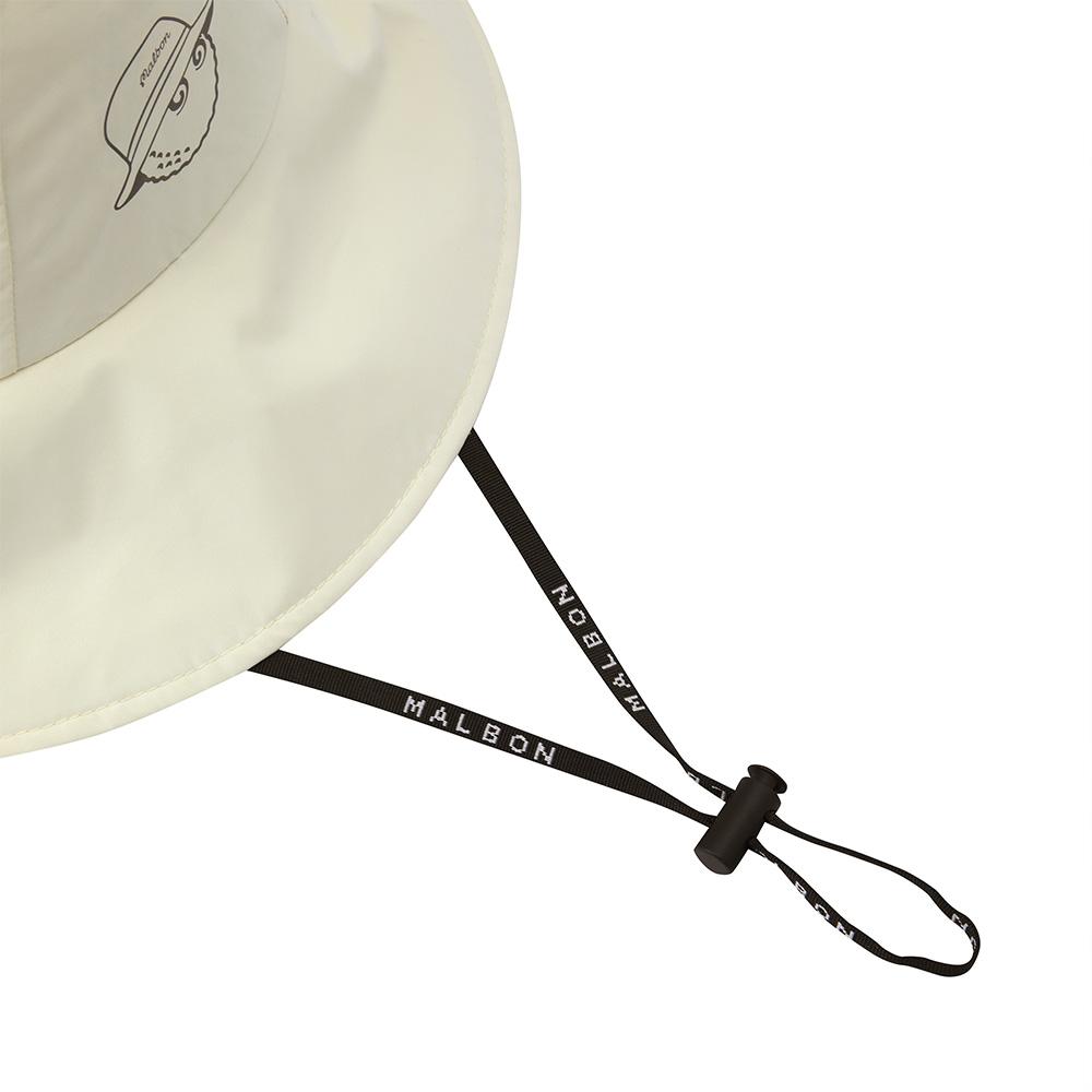 MALBON GOLF Basic Lettering Waterproof Bucket Hat Yellow