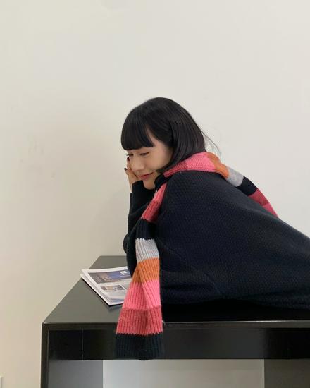 Winter Rainbow Striped Scarf Set: Sweet and Cool Girl's Winter Essential