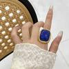 New Round Texture Hollow Fashionable Ring - Unique, Versatile, Bold and High-end Style Finger Ring