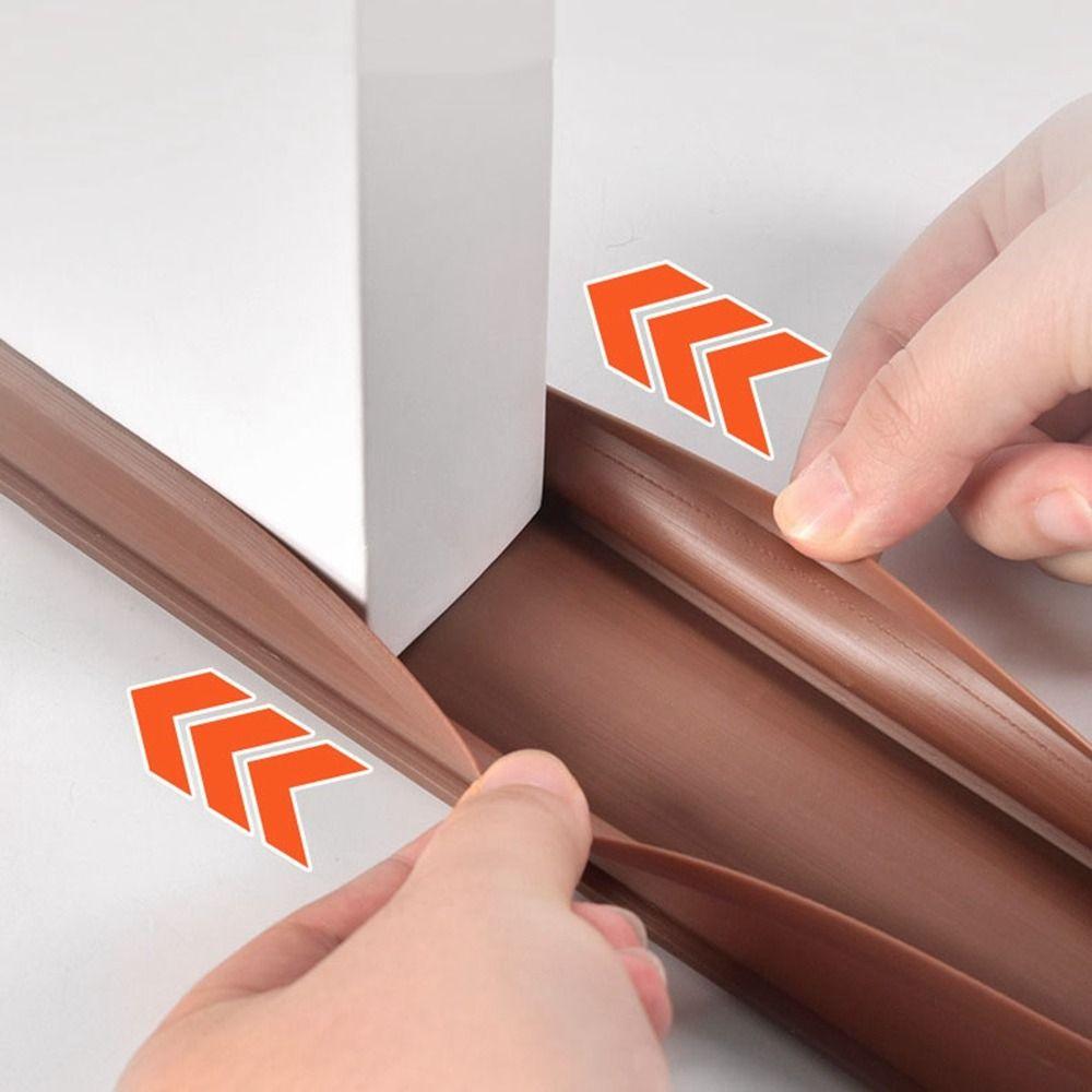 Anti Collision Door Seal Strip Flexible Weatherstrip New Door Draft Stopper Door