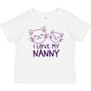 Inktastic Ich liebe meine Nanny Baby T-Shirt Nannys Neu von Enkelin Süß Kawaii
