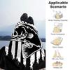 1pc Blanket Nash Tackle Print Design, Lightweight Blanket for Sofa, Bed- Soft &Warm, Gift for All Seasons Like Christmas, Halloween