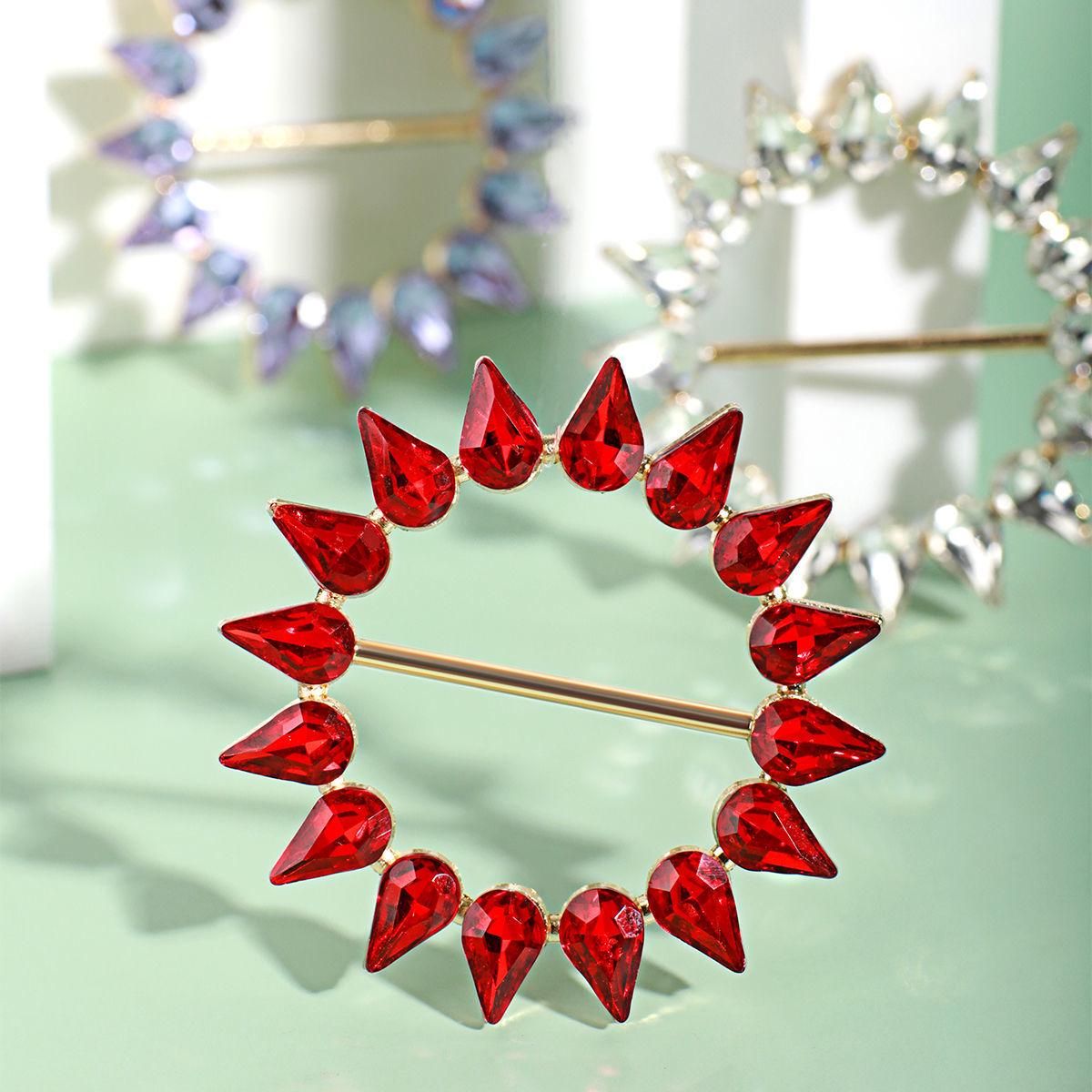 

Многофункциональная декоративная пряжка для рубашки и шарфа - Фиксация подола, талии и узлов