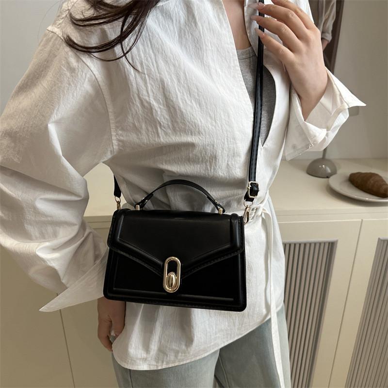 Pu Small Square Shoulder Bag With Magnetic Closure For Casual Daily Use